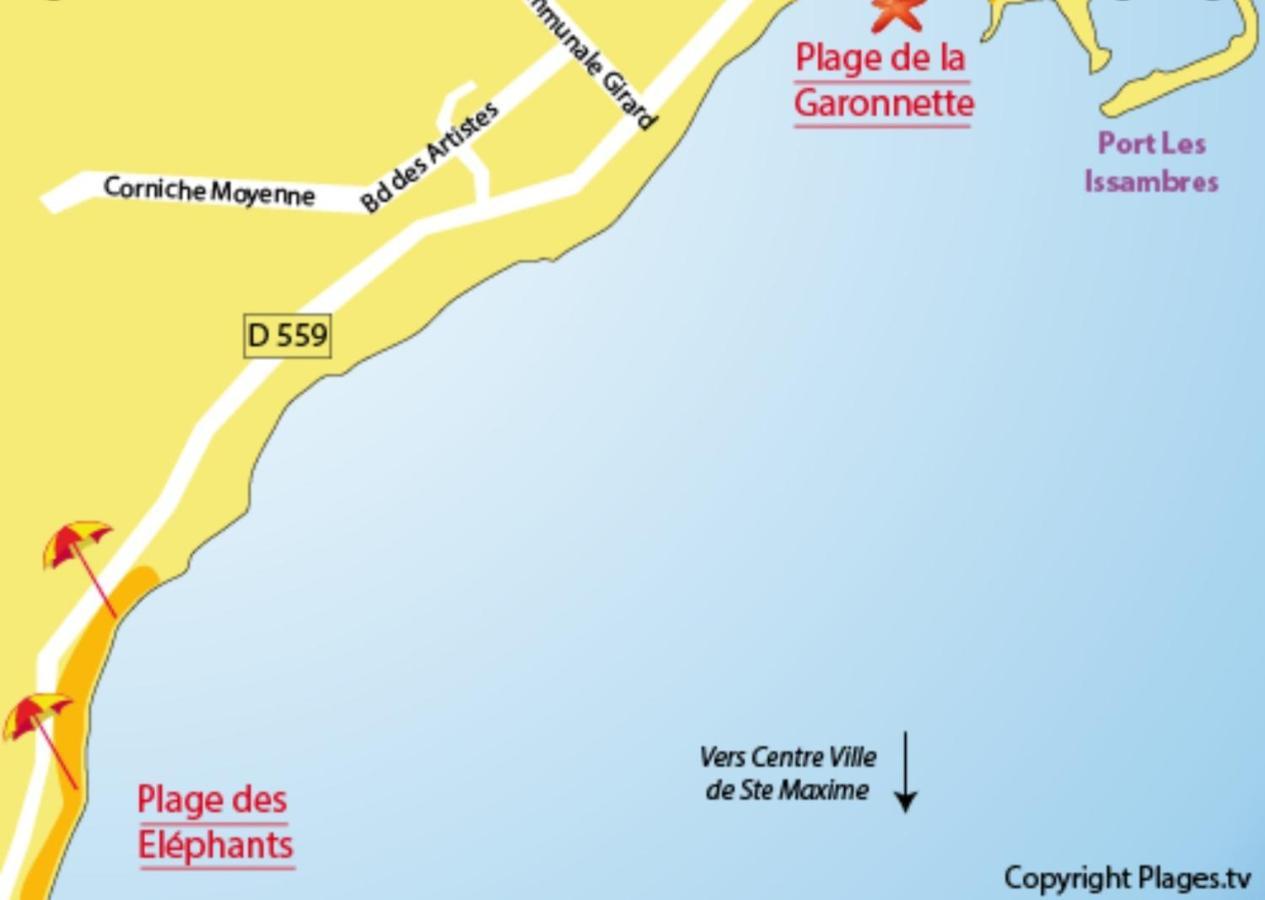 Villa Provencale A Sainte Maxime, Golf De Saint Tropez エクステリア 写真